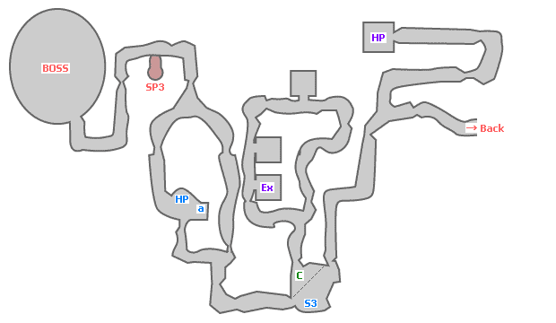 地図：バルジッド山脈 地上1階