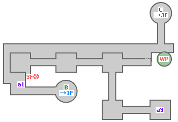 地図：エネオマイオスの機械塔 地上2階