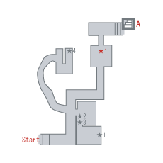 地図：海賊の洞窟 [B1]