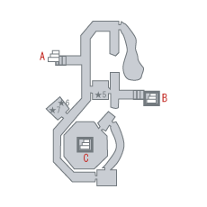 地図：海賊の洞窟 [B2]