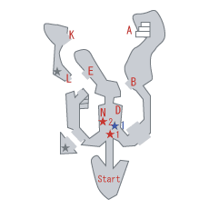 地図：暗黒魔城都市