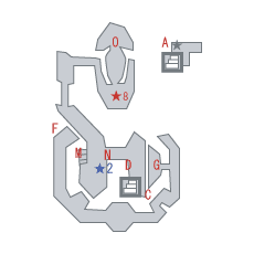 地図：暗黒魔城都市